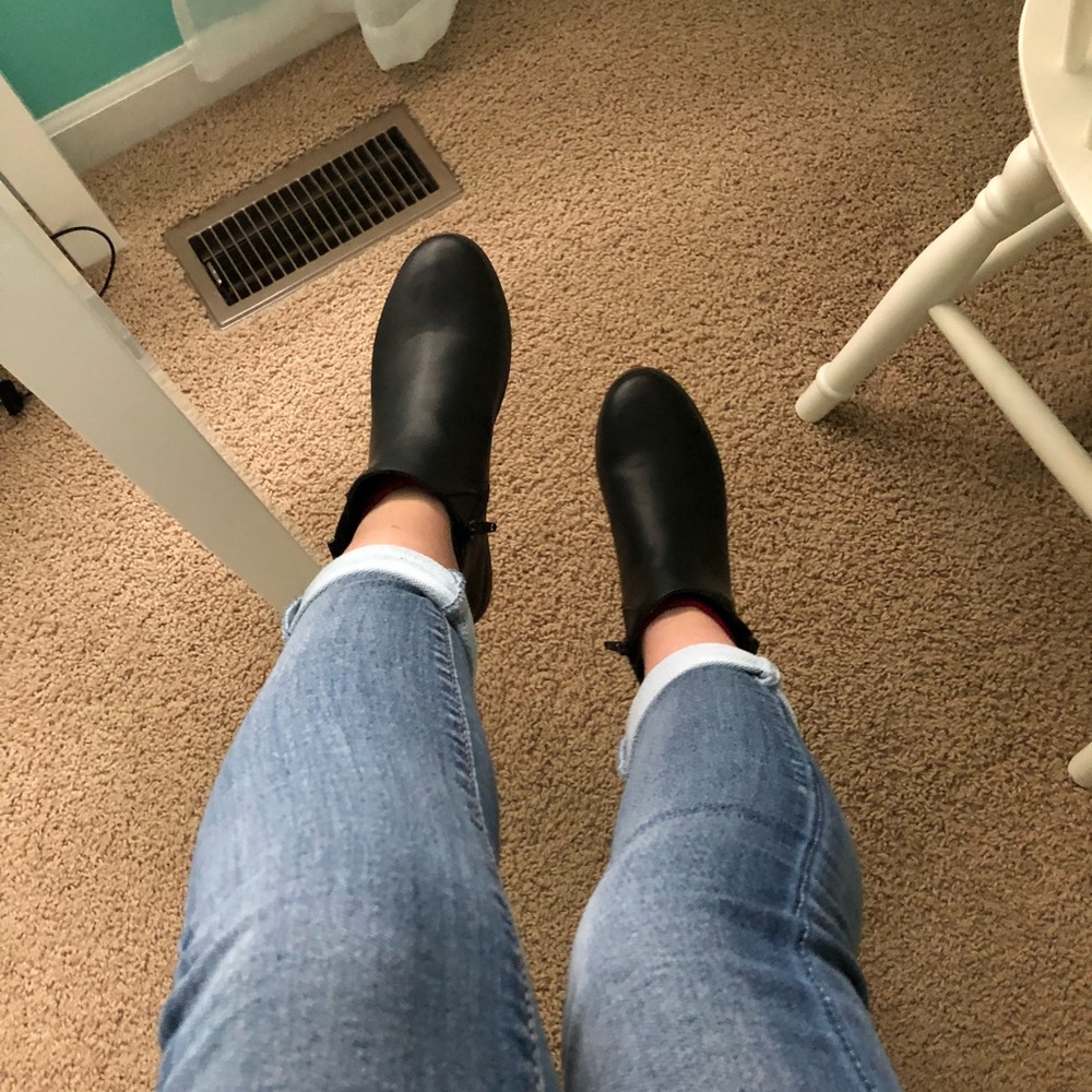 ‼️NEVER WORN BLACK ANKLE BOOTIES‼️